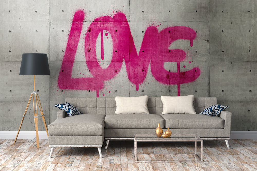 The Wall - Love Graffiti smart walls AS Creation    