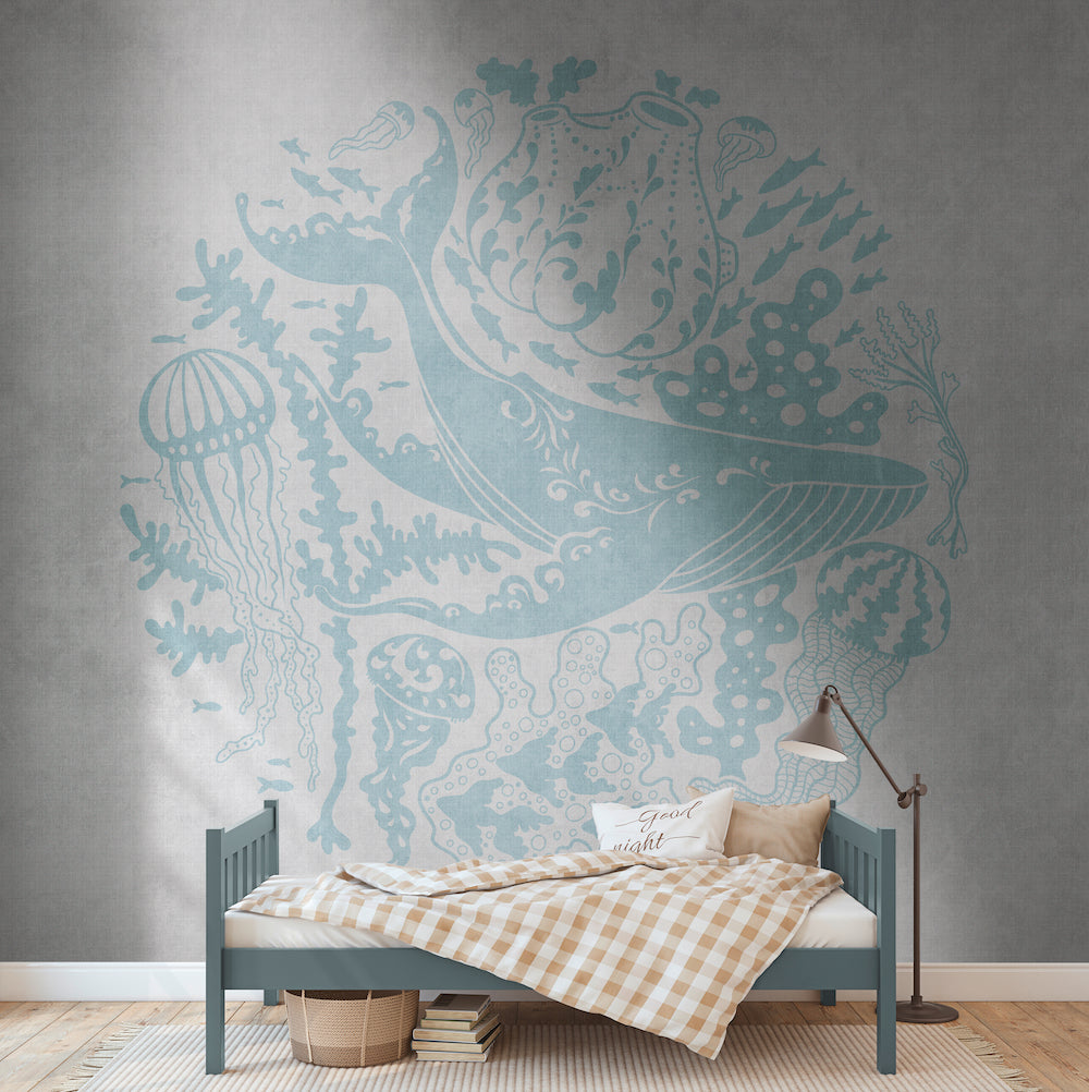 The Wall - Whale Motif smart walls AS Creation    