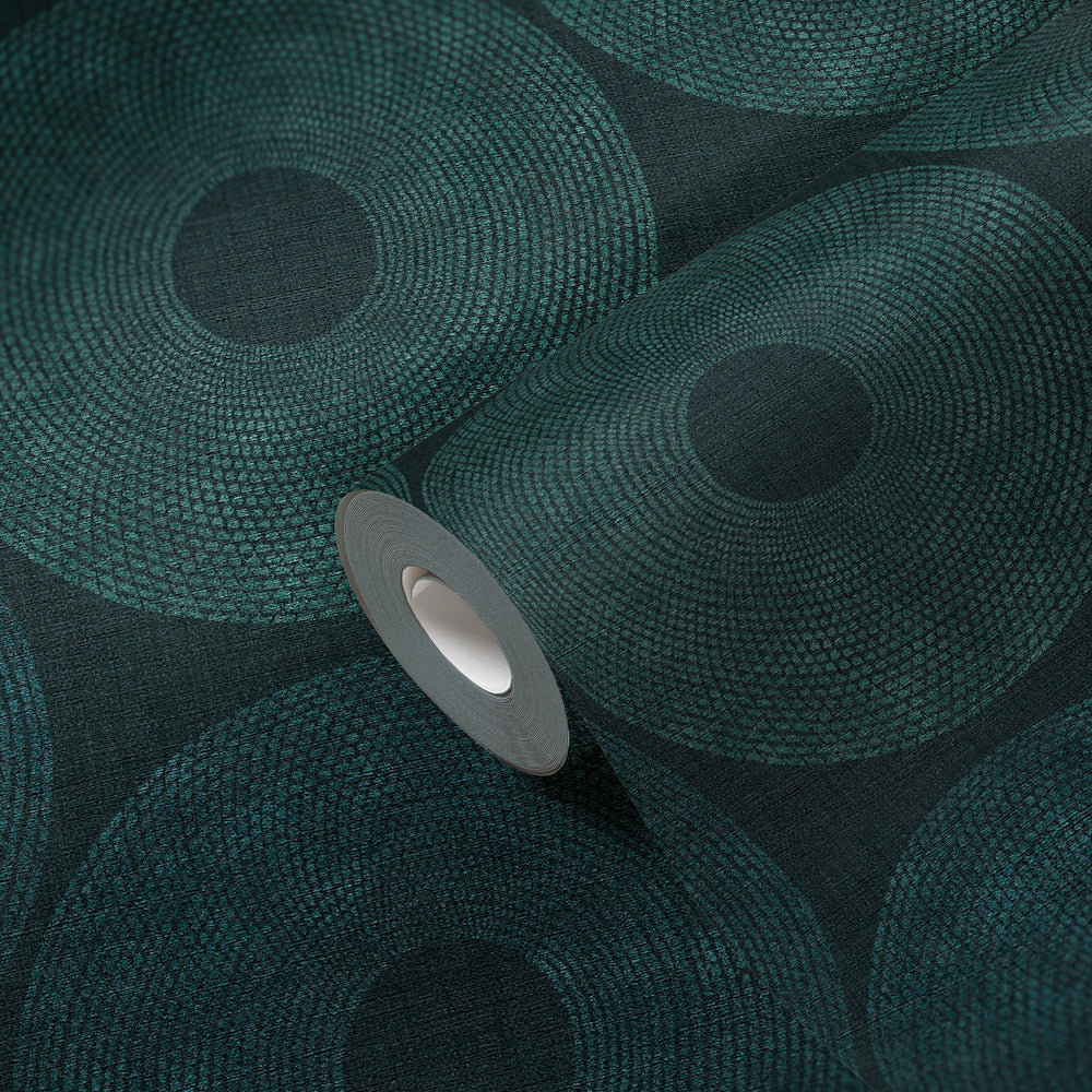 Desert Lodge - Urban Circles geometric wallpaper AS Creation    