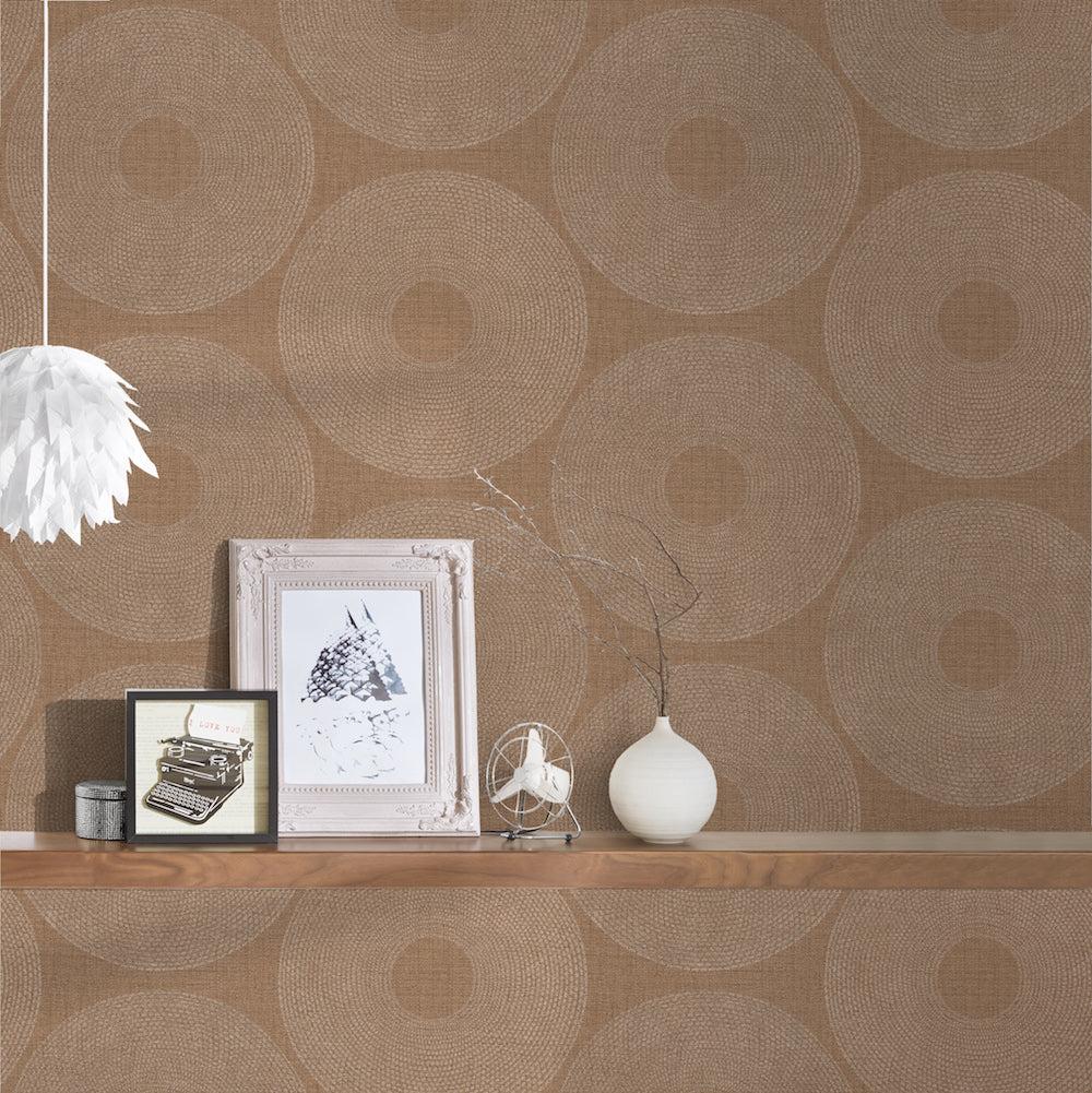 Desert Lodge - Urban Circles geometric wallpaper AS Creation    