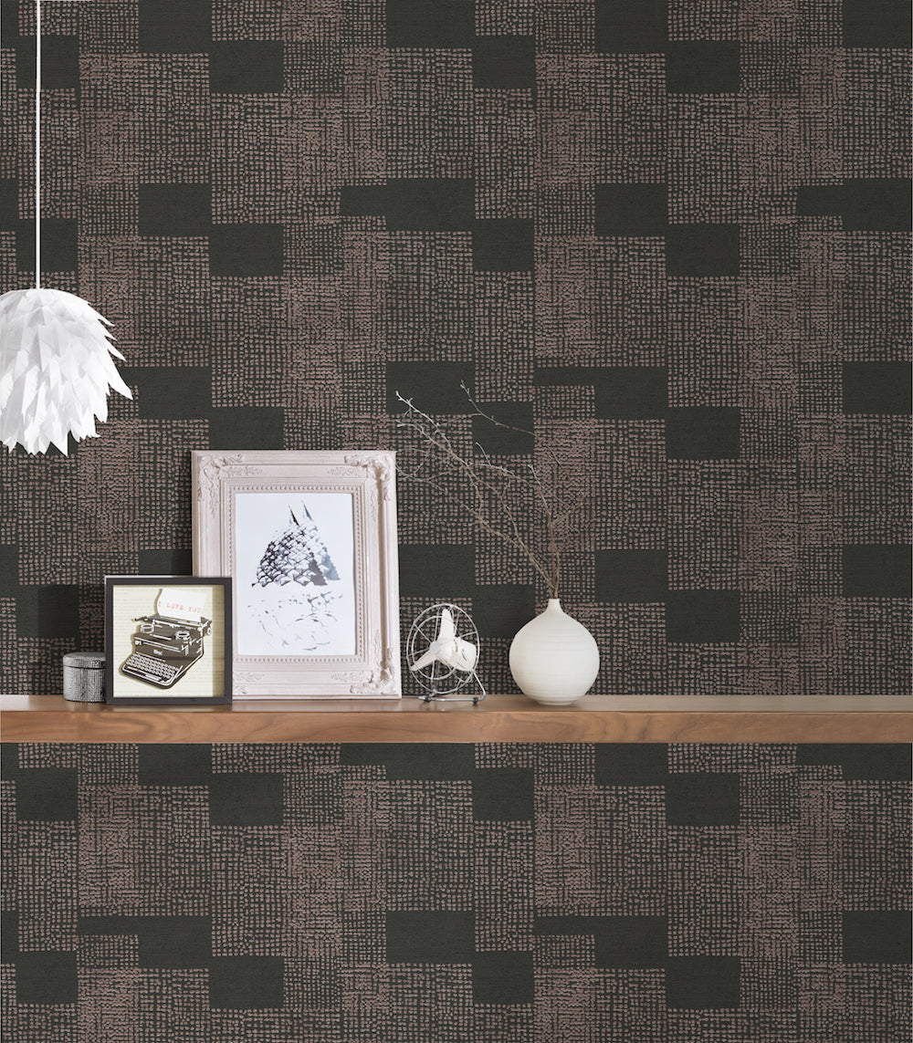 Desert Lodge - Urban Squares geometric wallpaper AS Creation    