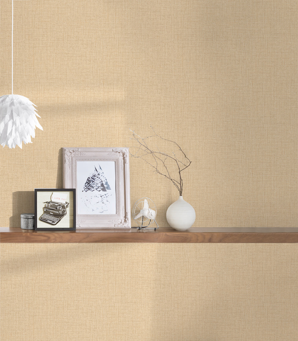 Desert Lodge - Linen Texture plain wallpaper AS Creation    