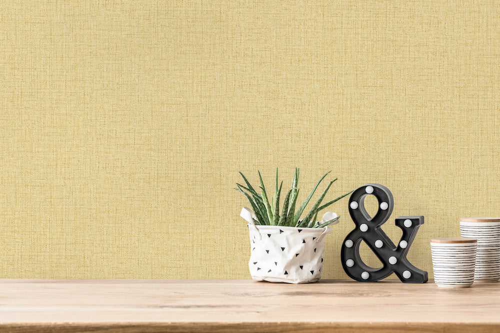 Desert Lodge - Linen Texture plain wallpaper AS Creation    