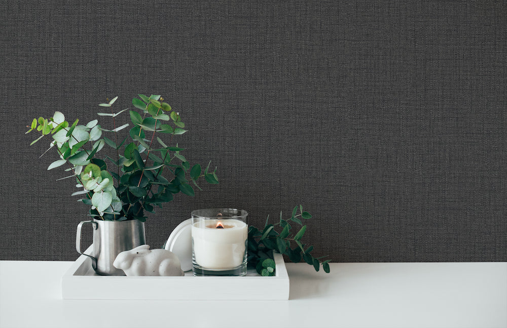 Desert Lodge - Linen Texture plain wallpaper AS Creation    