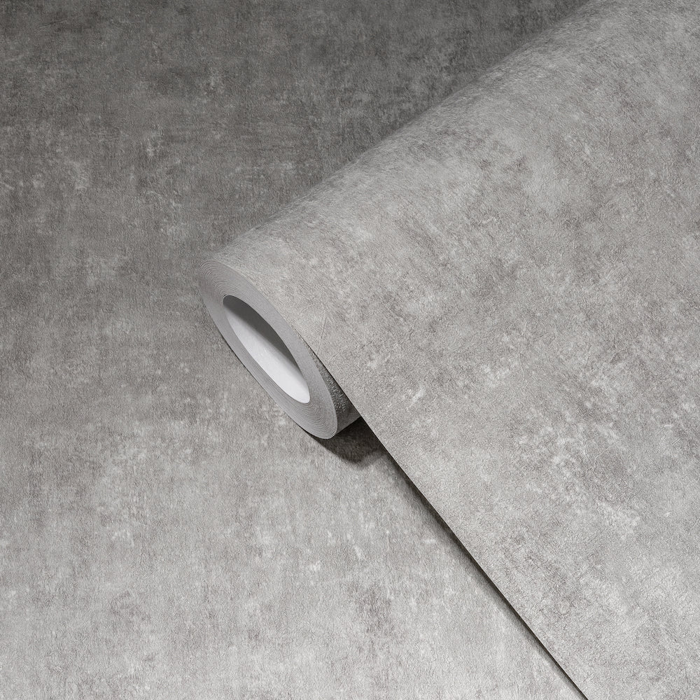 My Home My Spa - Concrete Look plain wallpaper AS Creation    