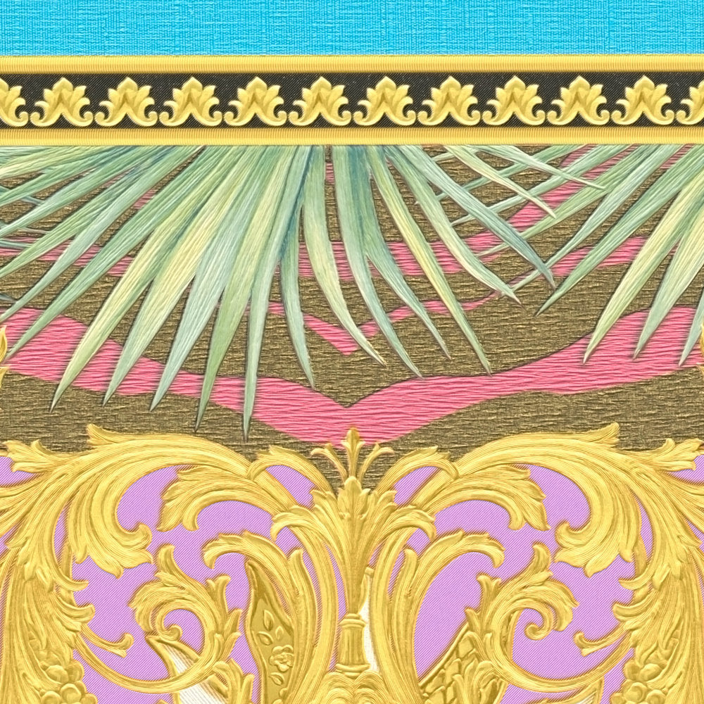 Versace 5 -  Ornate Palm designer wallpaper AS Creation    