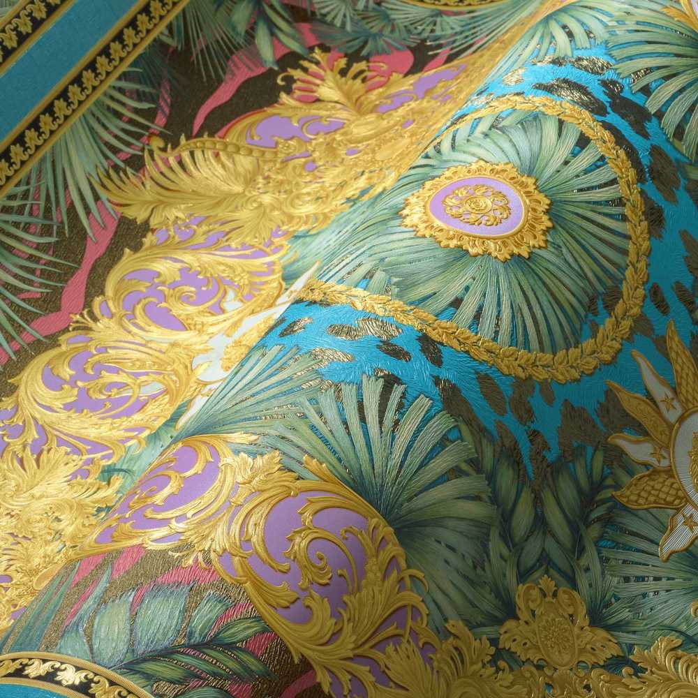 Versace 5 -  Ornate Palm designer wallpaper AS Creation    