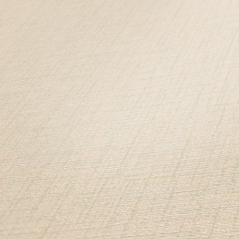 My Home My Spa - Linen Luxury Textile Look plain wallpaper AS Creation    