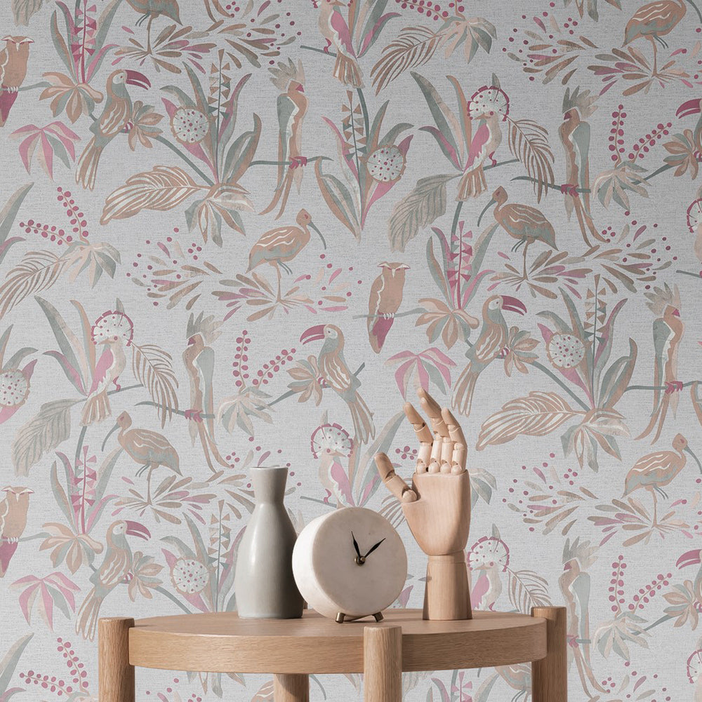 House of Turnowsky - Birds botanical wallpaper AS Creation    