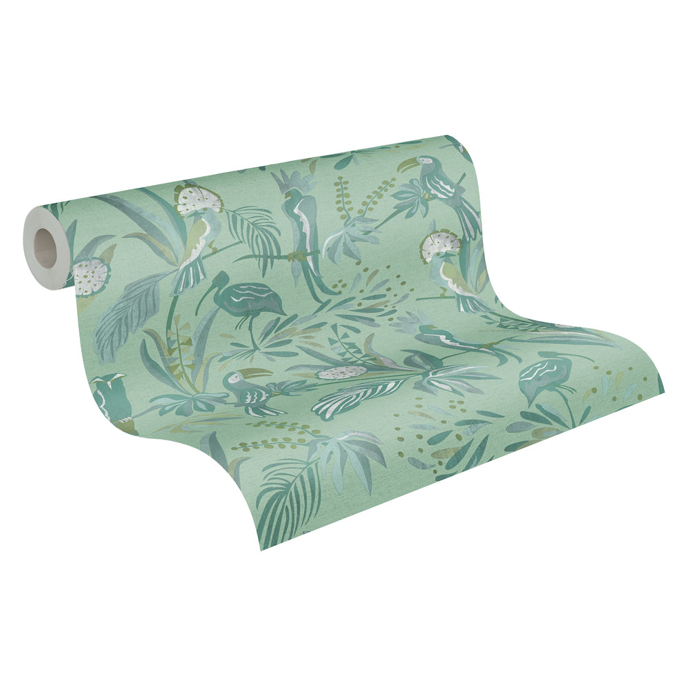 House of Turnowsky - Birds botanical wallpaper AS Creation