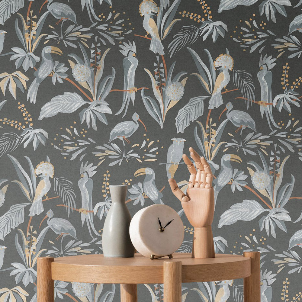 House of Turnowsky - Birds botanical wallpaper AS Creation    