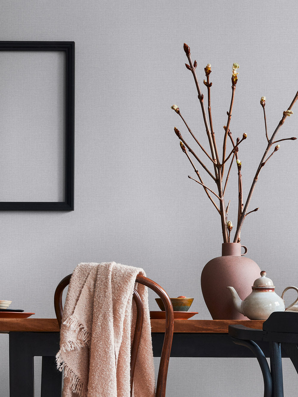 House of Turnowsky - Linen Style plain wallpaper AS Creation    
