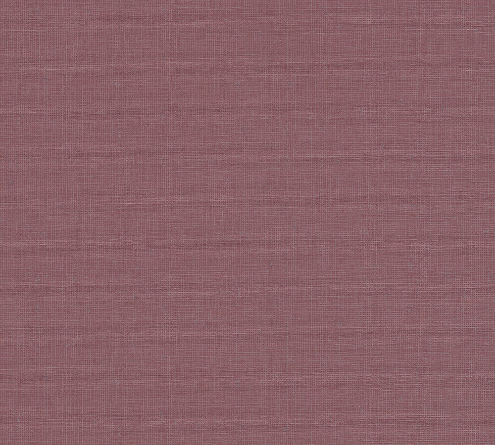 House of Turnowsky - Linen Style plain wallpaper AS Creation Roll Light Purple  389028