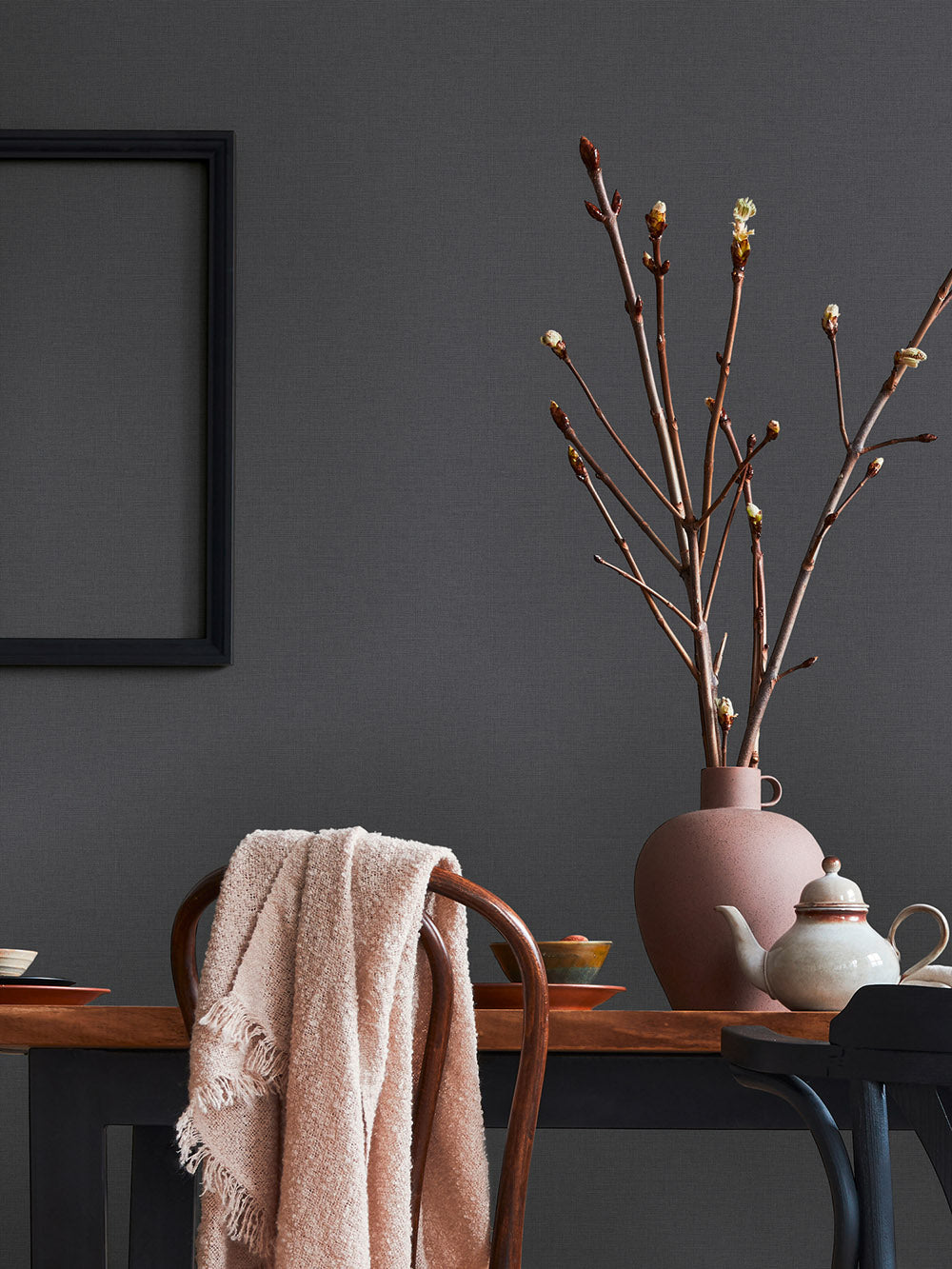 House of Turnowsky - Linen Style plain wallpaper AS Creation    