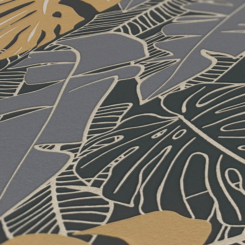 House of Turnowsky - Banana Leaves botanical wallpaper AS Creation    