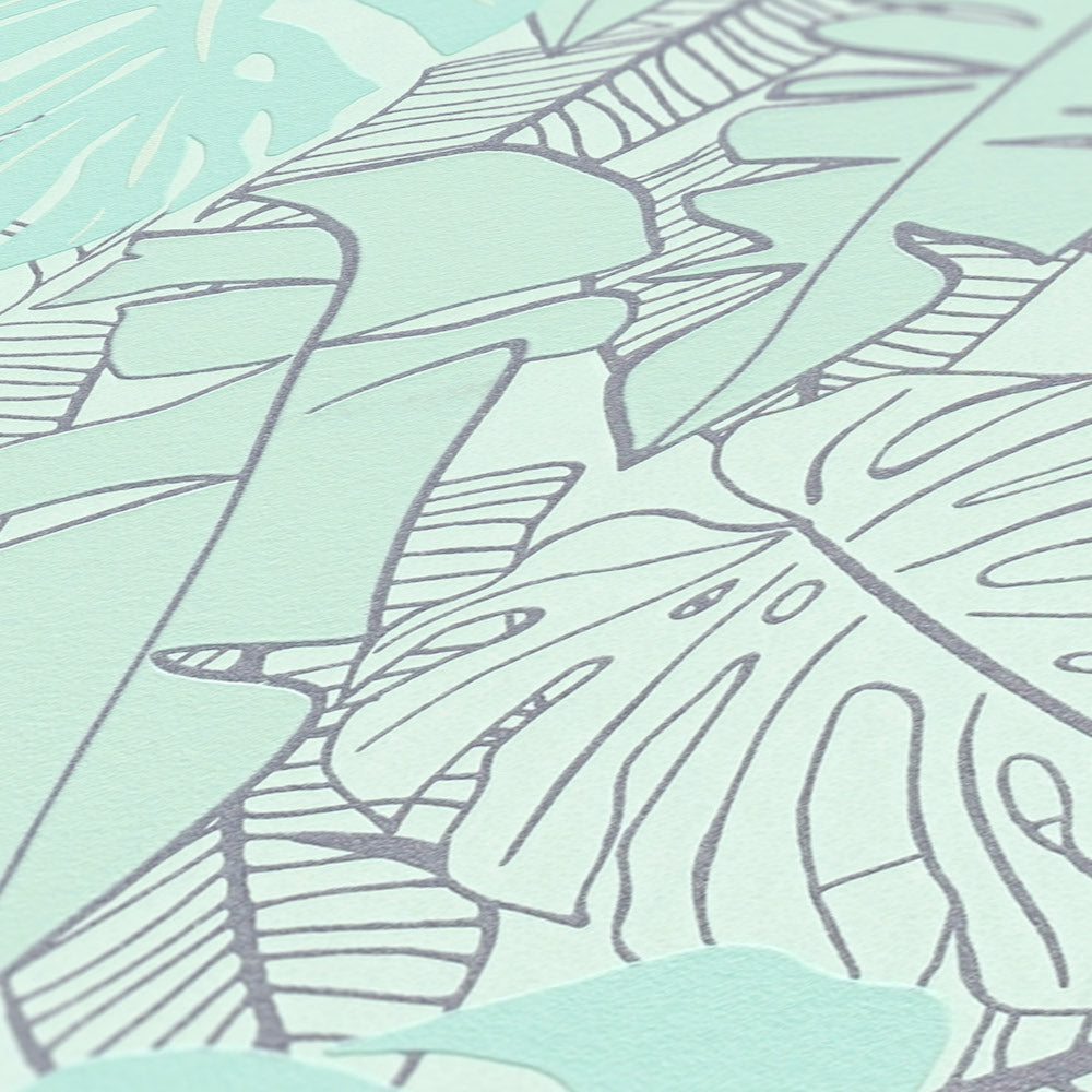 House of Turnowsky - Banana Leaves botanical wallpaper AS Creation    