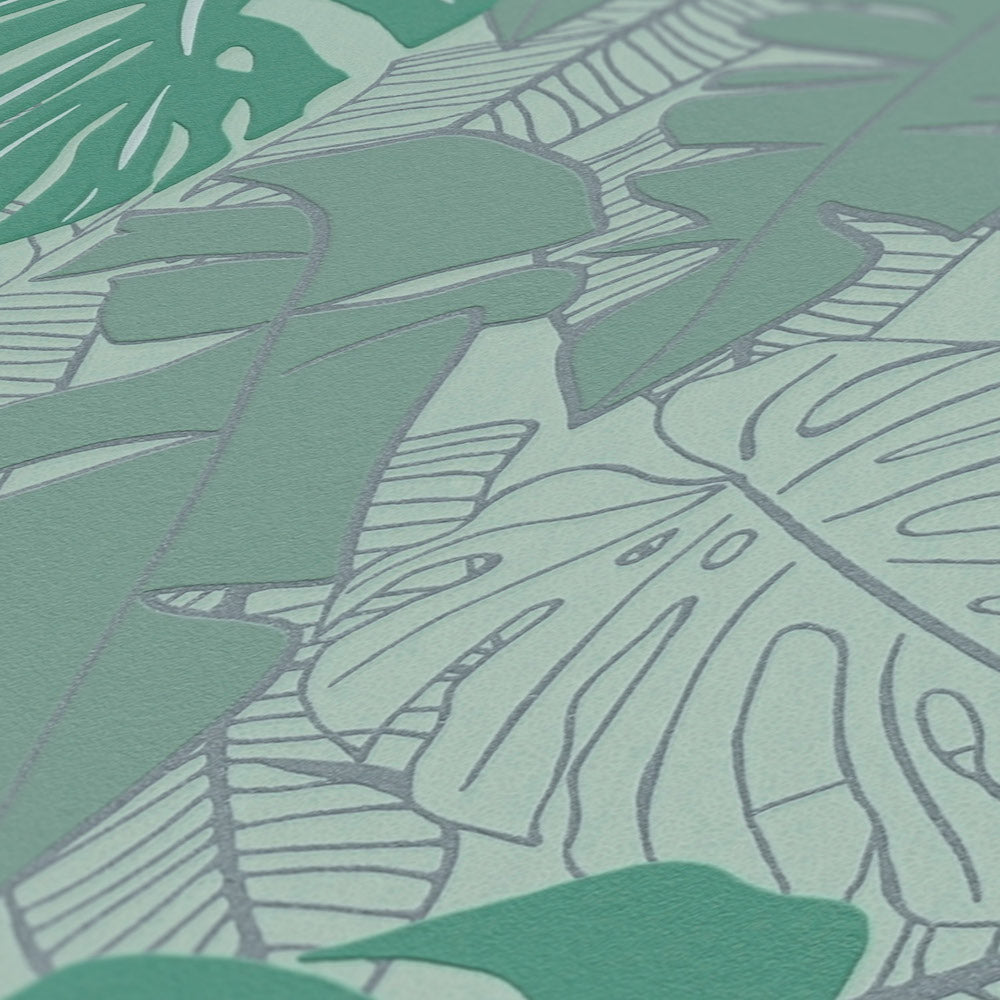 House of Turnowsky - Banana Leaves botanical wallpaper AS Creation    