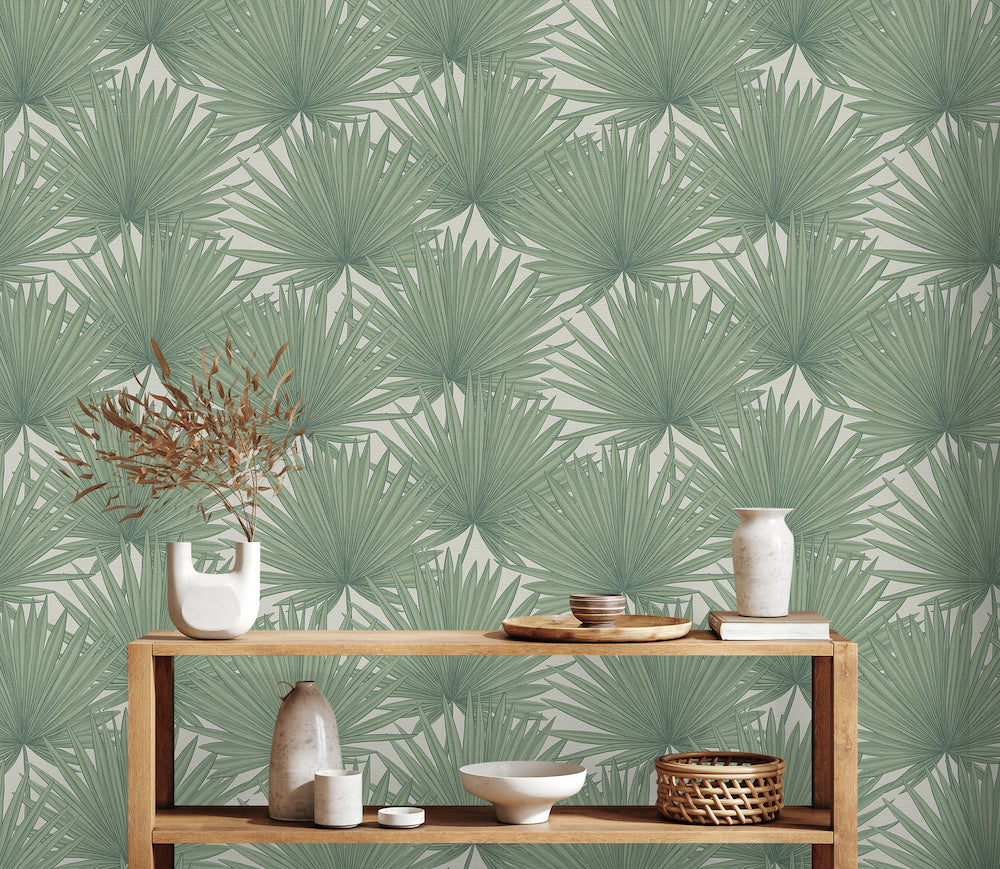 Antigua - Palm Leaves botanical wallpaper AS Creation    