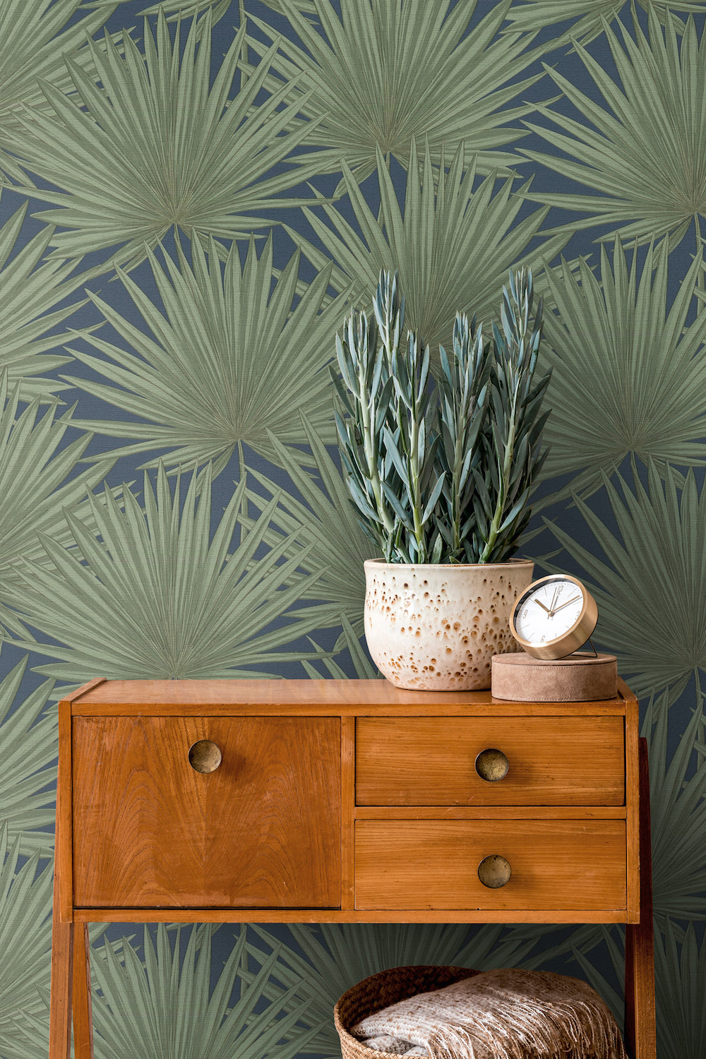 Antigua - Palm Leaves botanical wallpaper AS Creation    