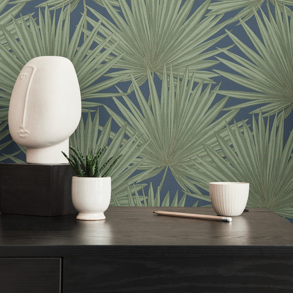 Antigua - Palm Leaves botanical wallpaper AS Creation    