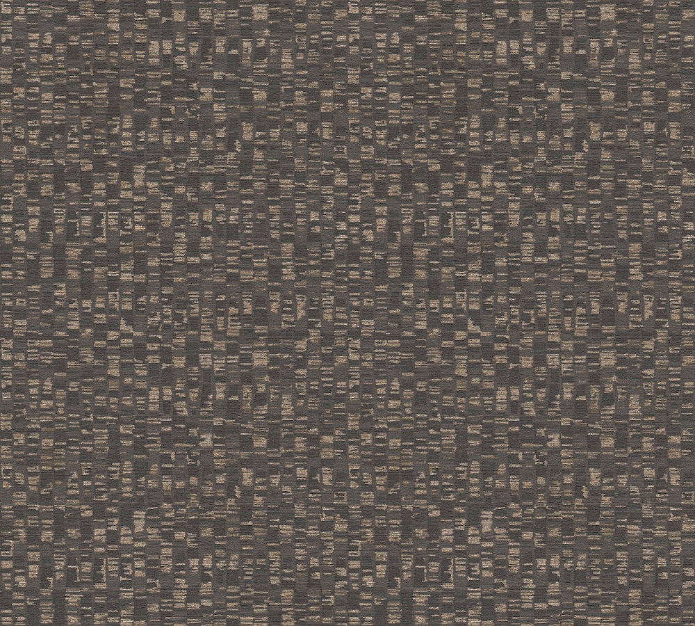 Antigua - Tiny Squares bold wallpaper AS Creation Roll Dark Brown  390924
