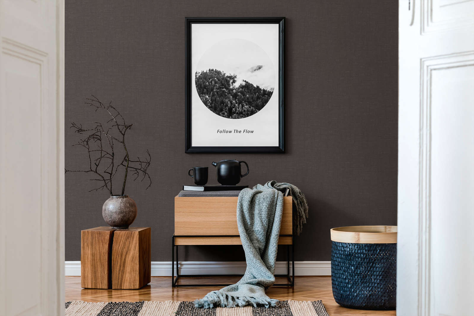 Nara - Mottled Plain plain wallpaper AS Creation    