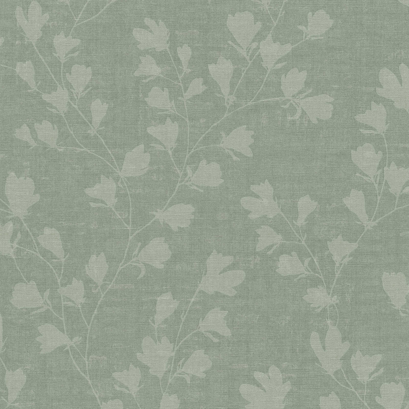 Nara - Leaf Motif botanical wallpaper AS Creation Roll Green  387473