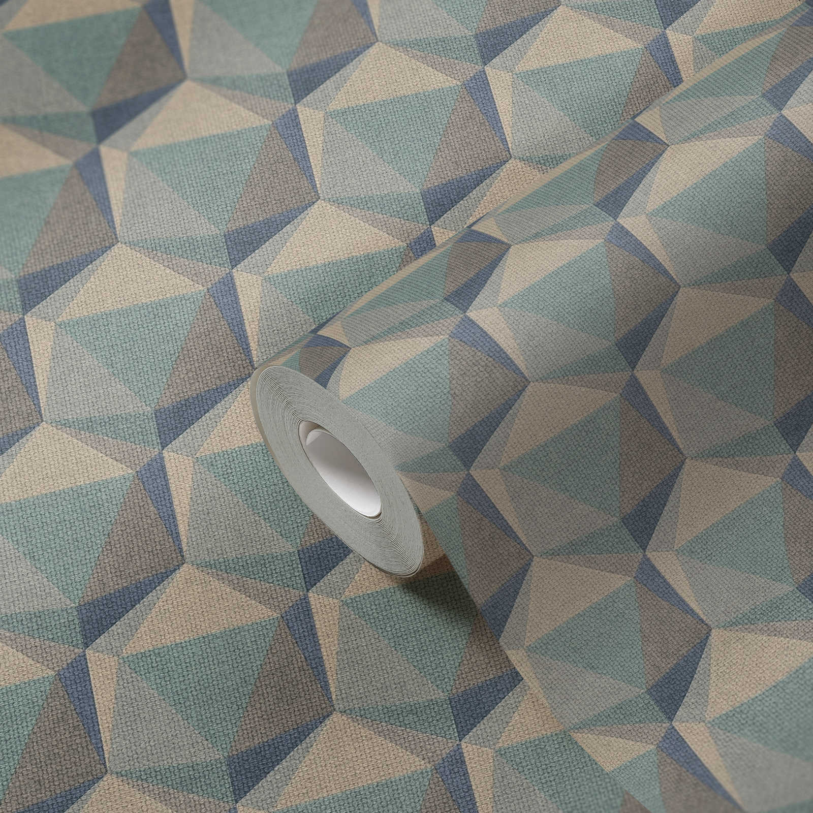 Nara - 3D Retro geometric wallpaper AS Creation    