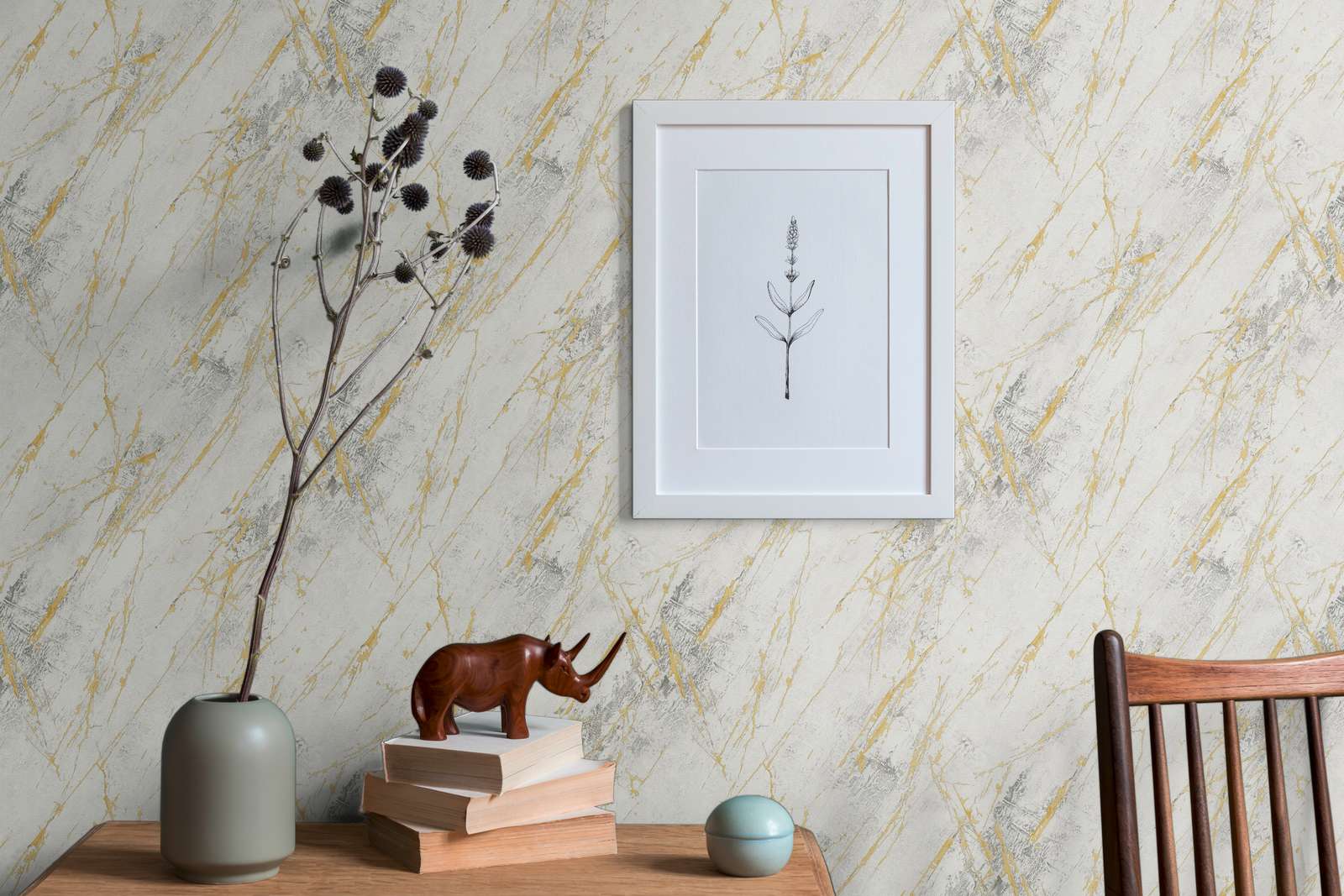 The Bos - Marble industrial wallpaper AS Creation    