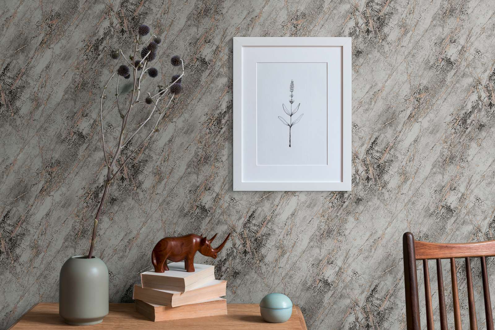 The Bos - Marble industrial wallpaper AS Creation    