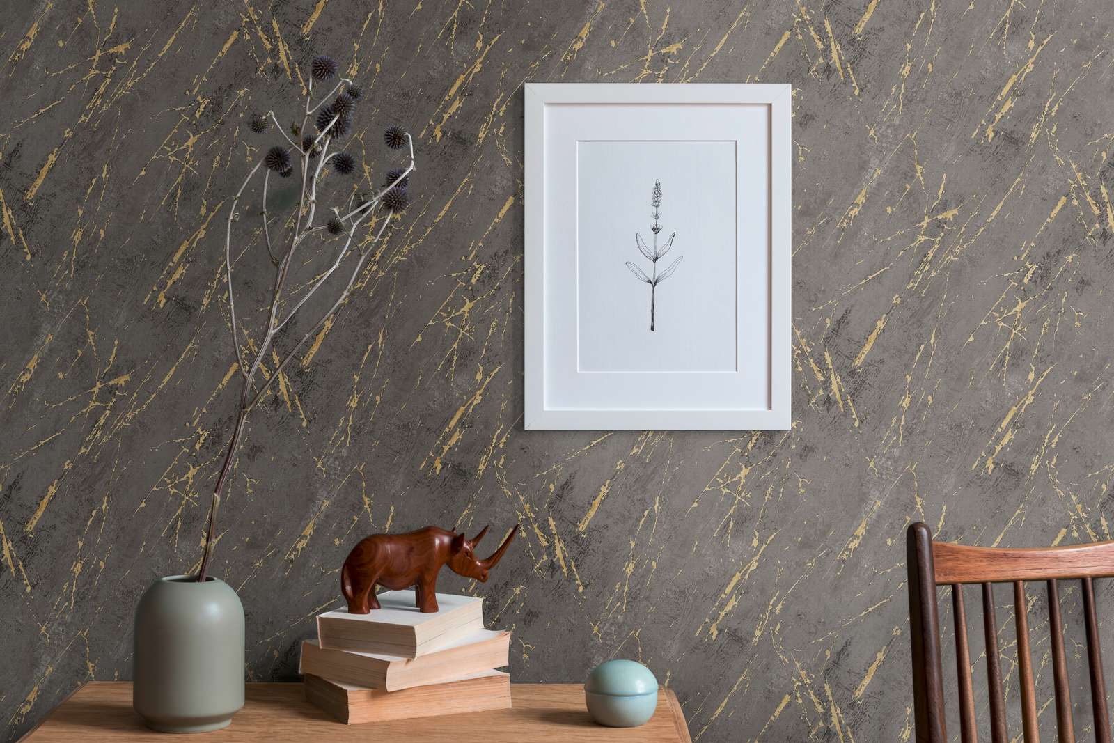 The Bos - Marble industrial wallpaper AS Creation    
