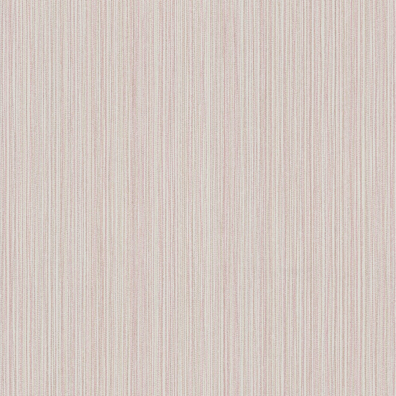 The Bos - Fine Line bold wallpaper AS Creation Roll Light Pink  388199