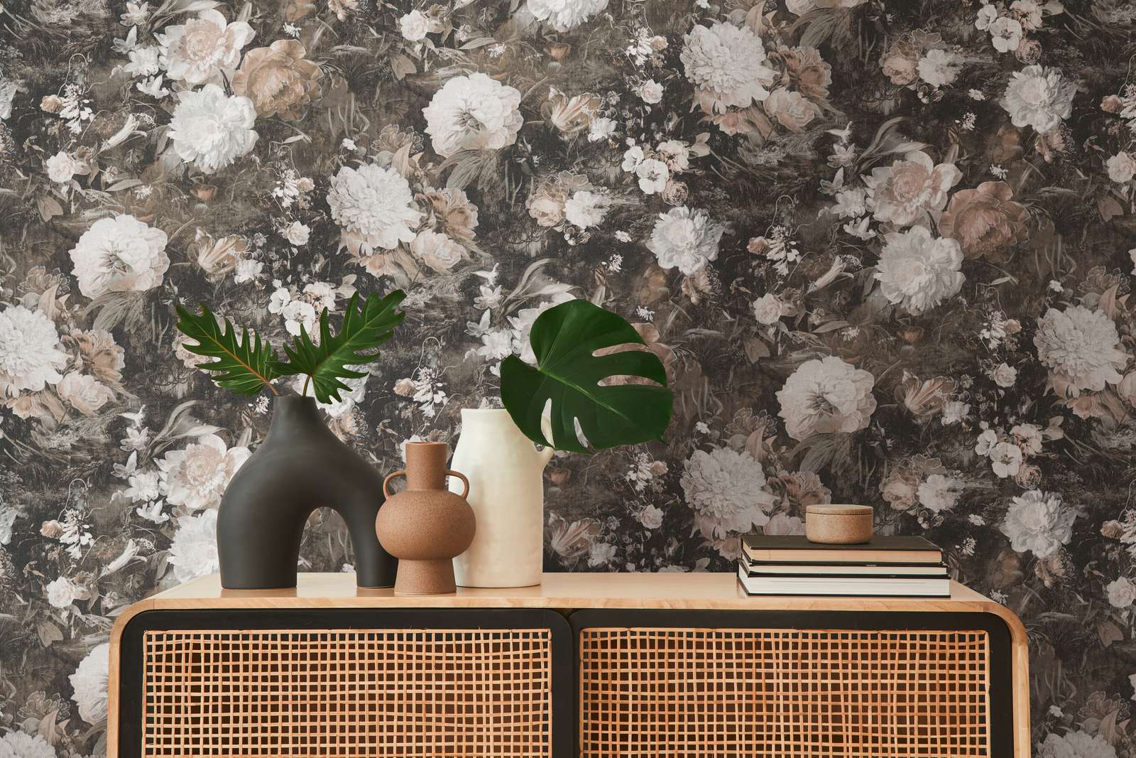 The Bos - Flower Power botanical wallpaper AS Creation    