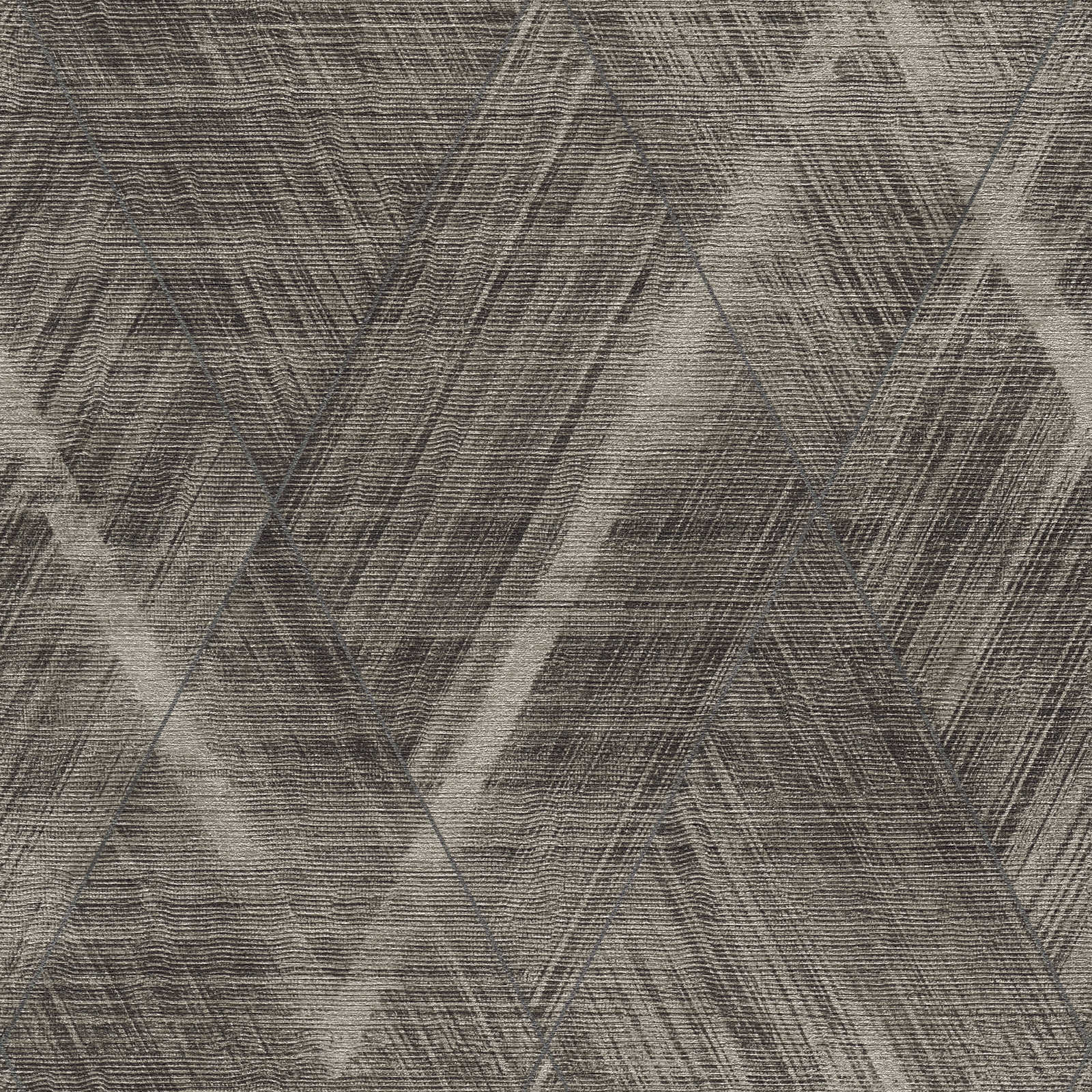 The Bos - Chevron geometric wallpaper AS Creation Roll Dark Grey  388241