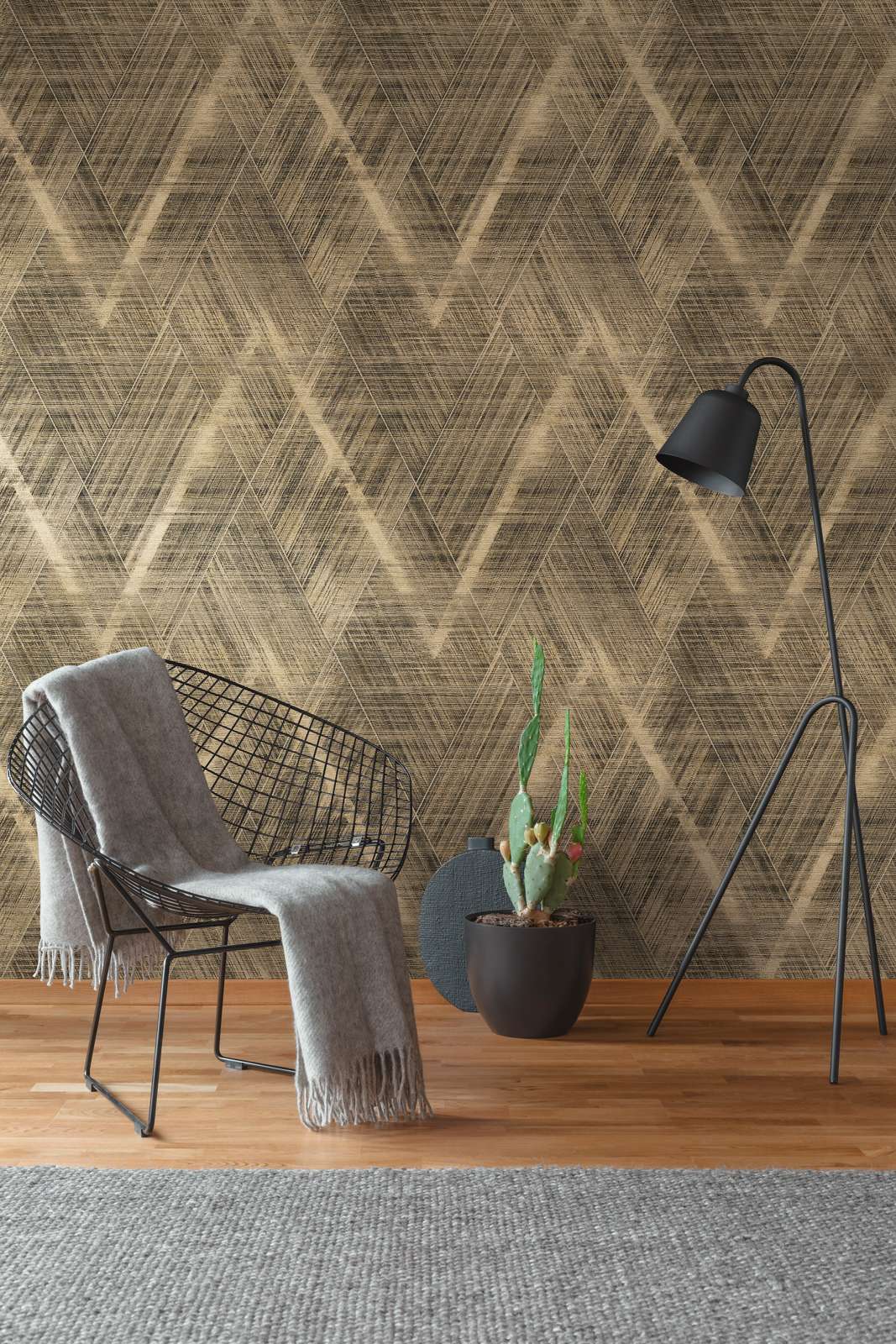 The Bos - Chevron geometric wallpaper AS Creation    