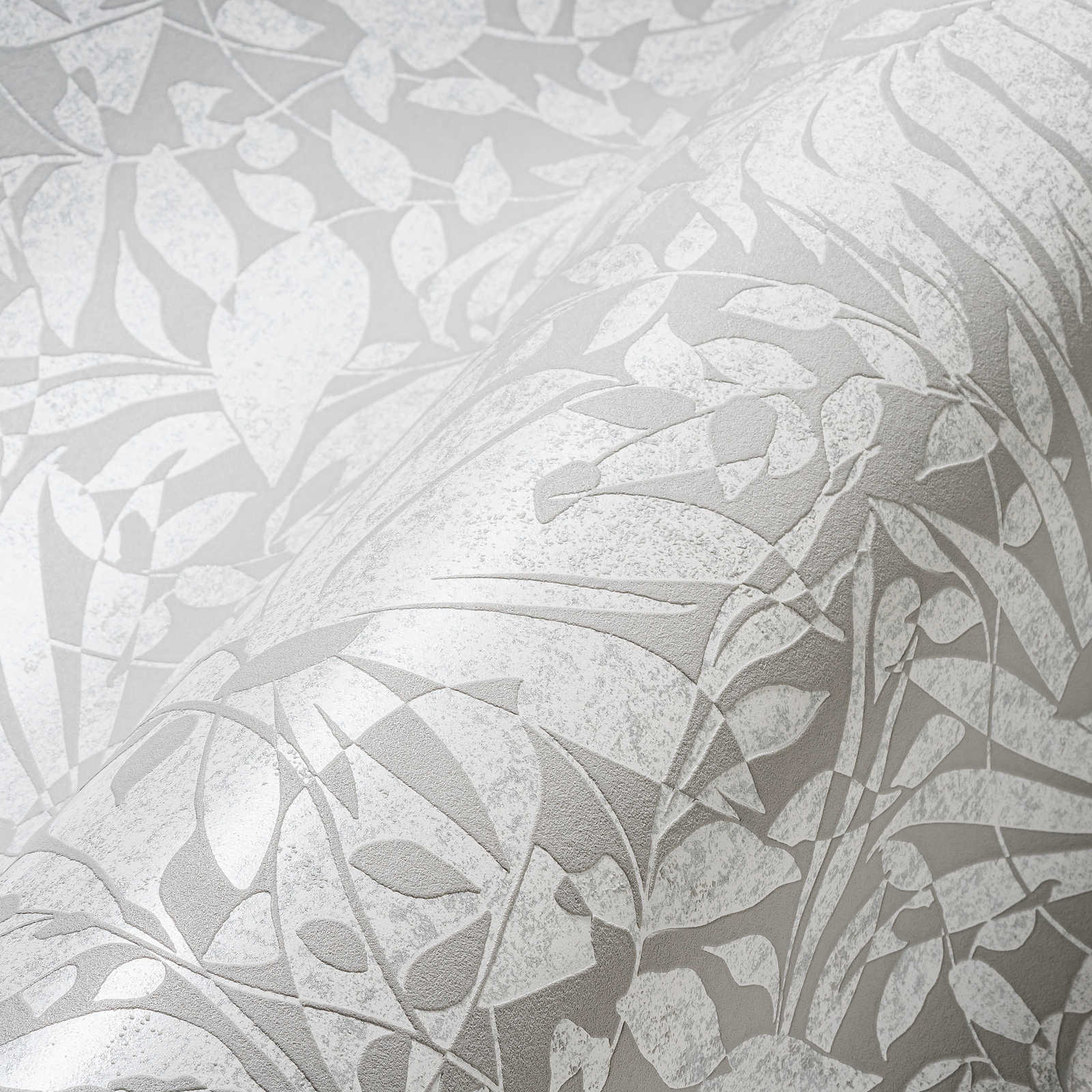 The Bos - Textured Leaf botanical wallpaper AS Creation    