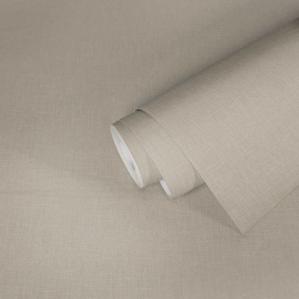 Metropolitan Stories - Linen Fresh plain wallpaper AS Creation    