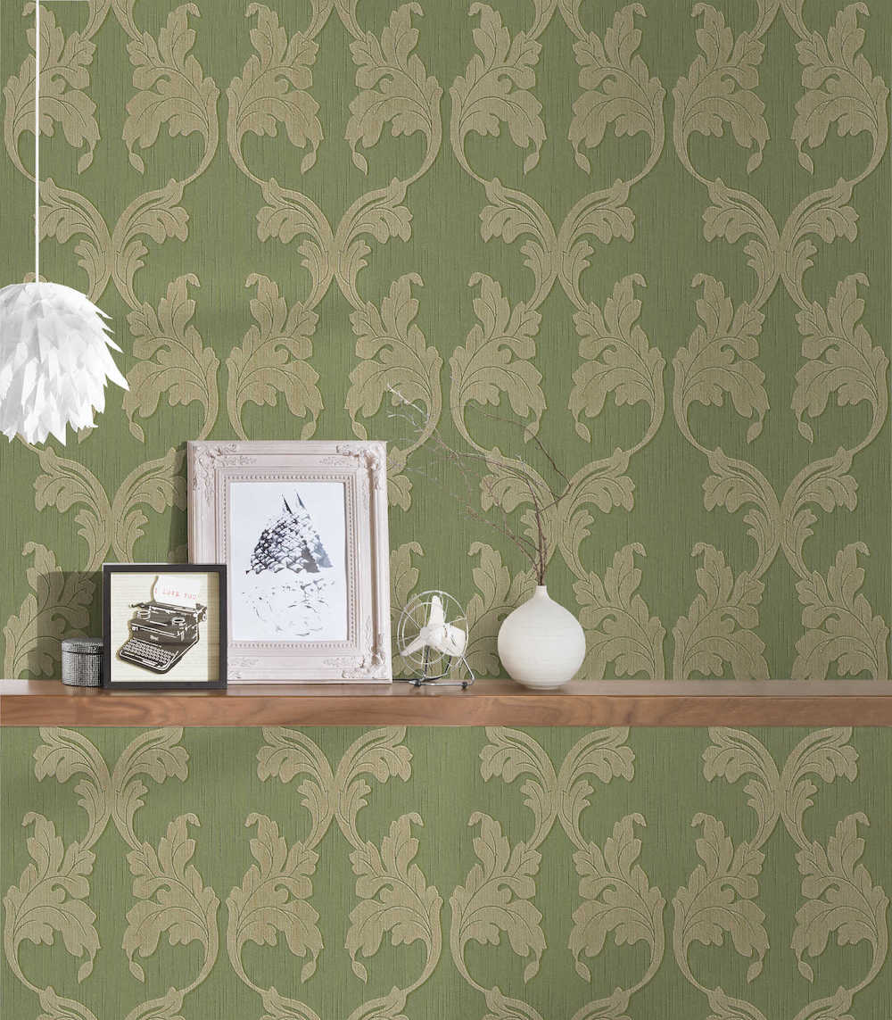 Tessuto - Textured Filigree textile wallpaper AS Creation    