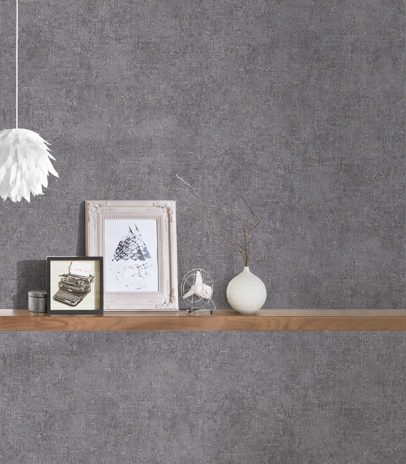 Trendwall 2 - Textured Distressed Effect plain wallpaper AS Creation    