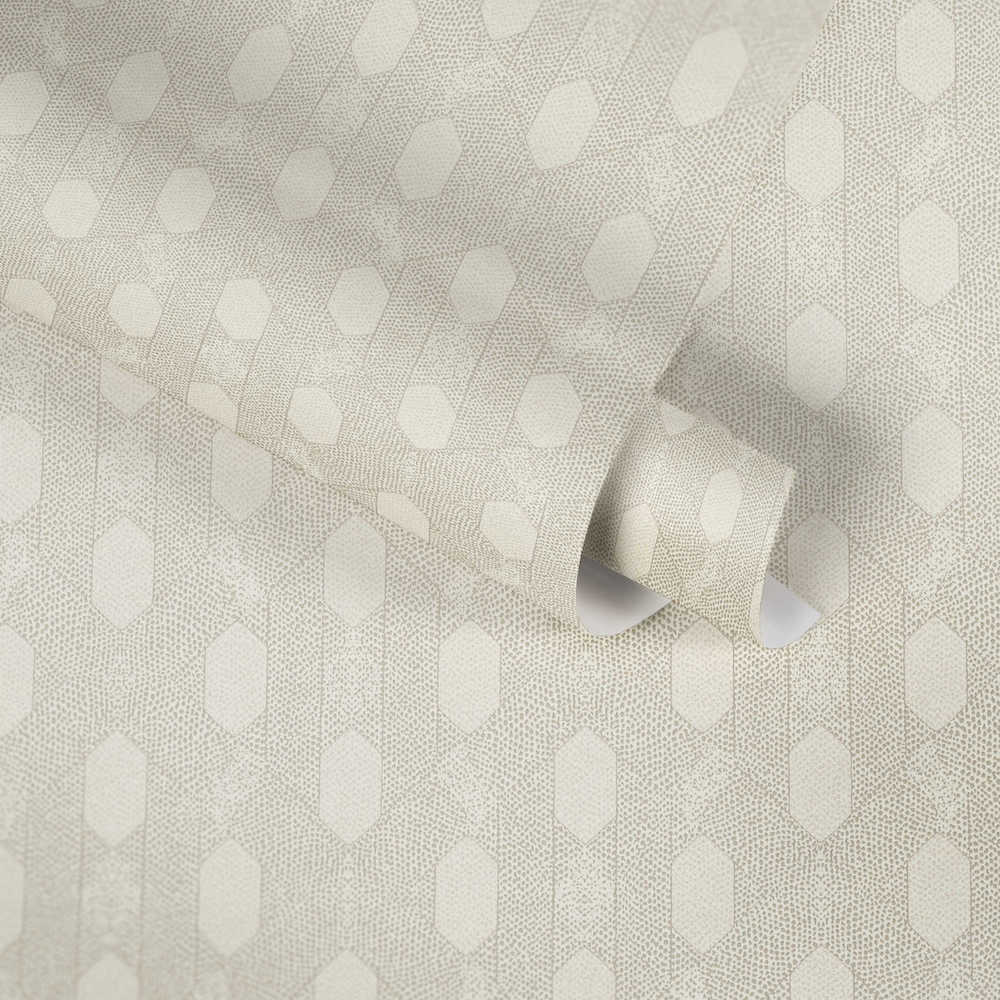 Absolutely Chic - Polka-Diamond Chic geometric wallpaper AS Creation    