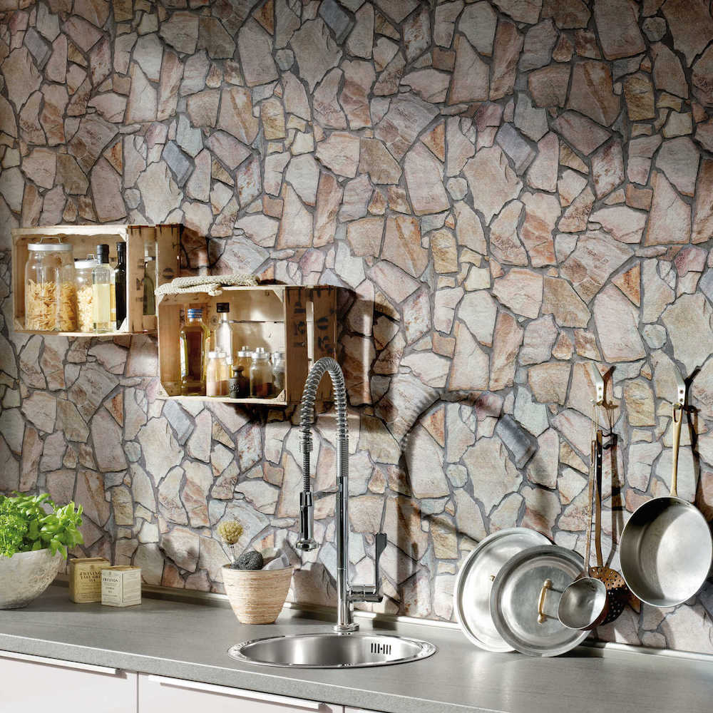 Industrial Elements - Crazy Stone industrial wallpaper AS Creation    