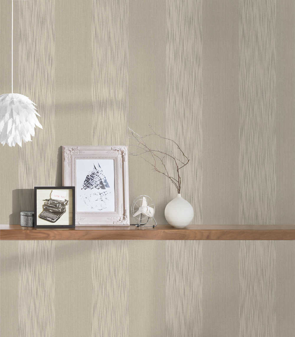 Tessuto - Textured Stripe textile wallpaper AS Creation    