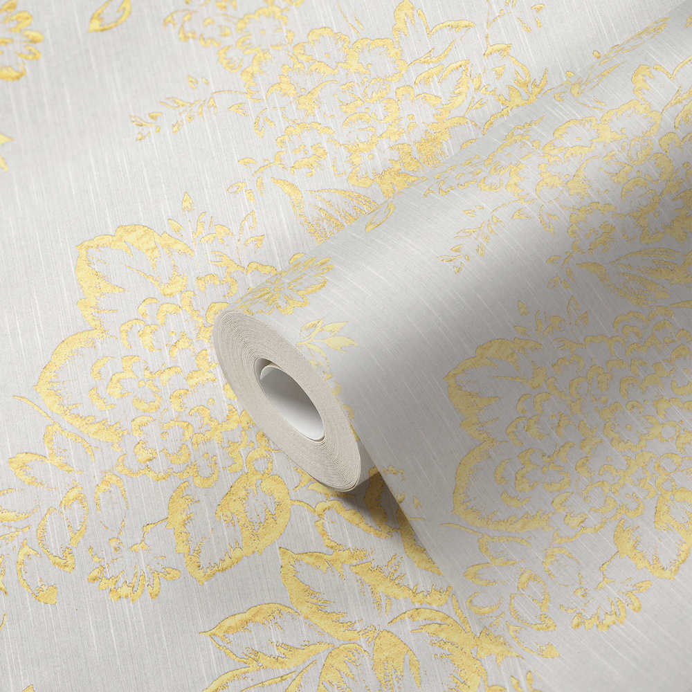 Metallic Silk textile wallpaper AS Creation    