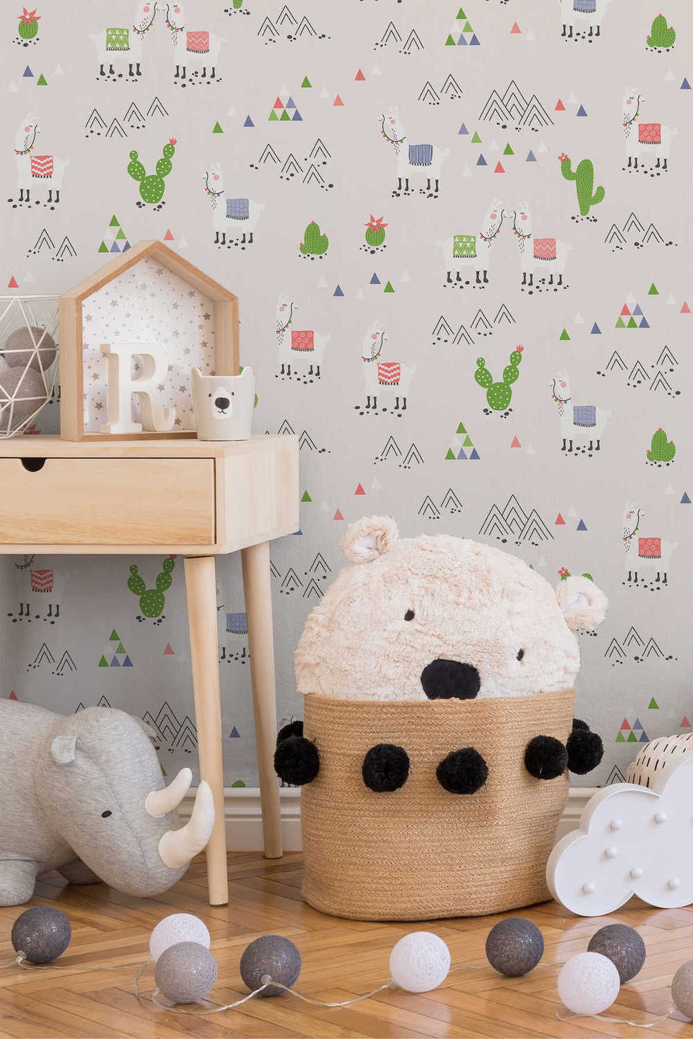 Boys & Girls 6 - Alpaca & Cactus kids wallpaper AS Creation    