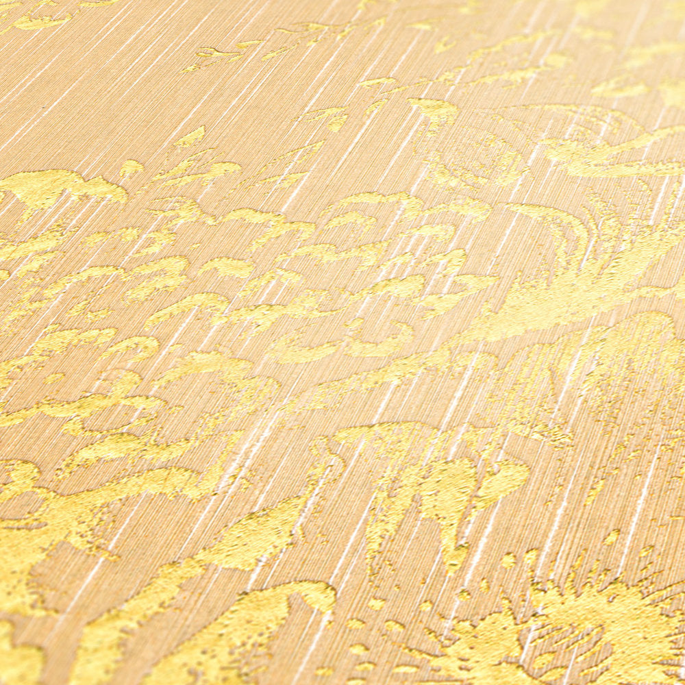 Metallic Silk textile wallpaper AS Creation    