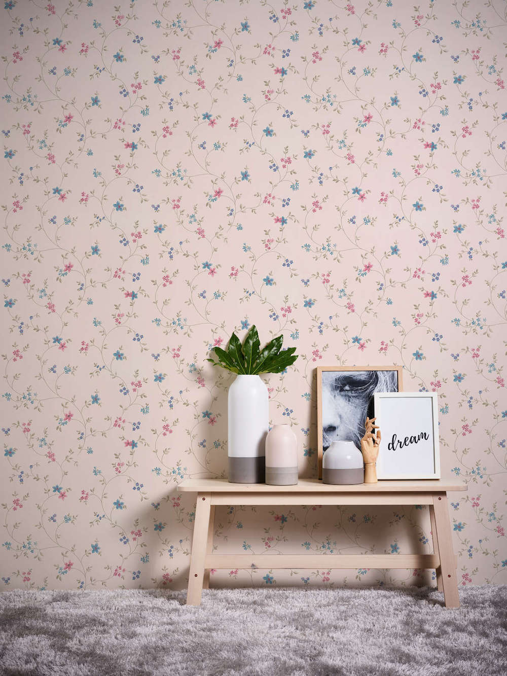 Maison Charme - Floral Tendrils botanical wallpaper AS Creation    