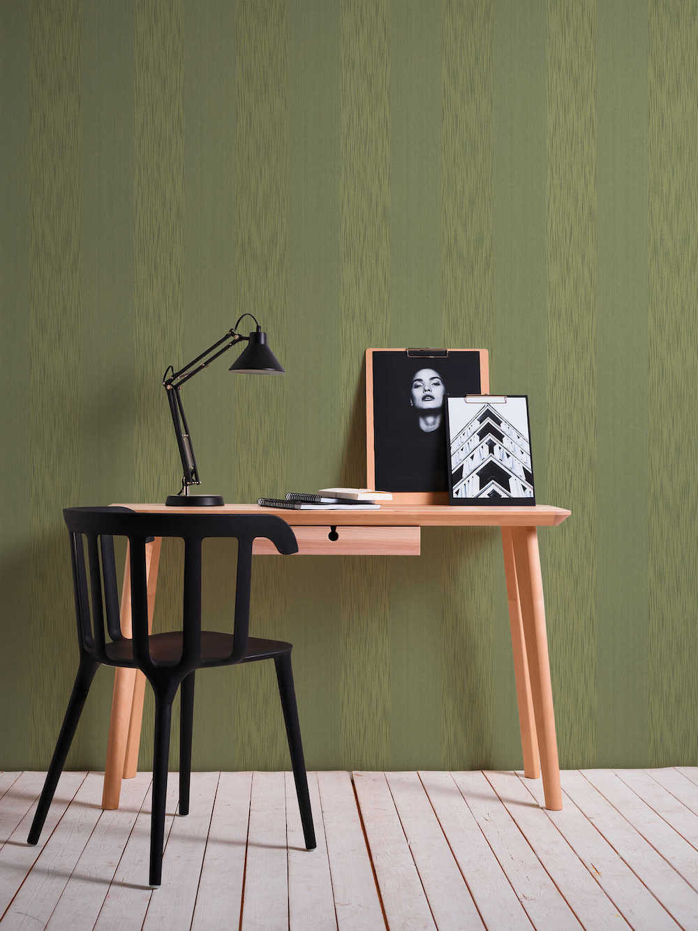 Tessuto - Textured Stripe textile wallpaper AS Creation    