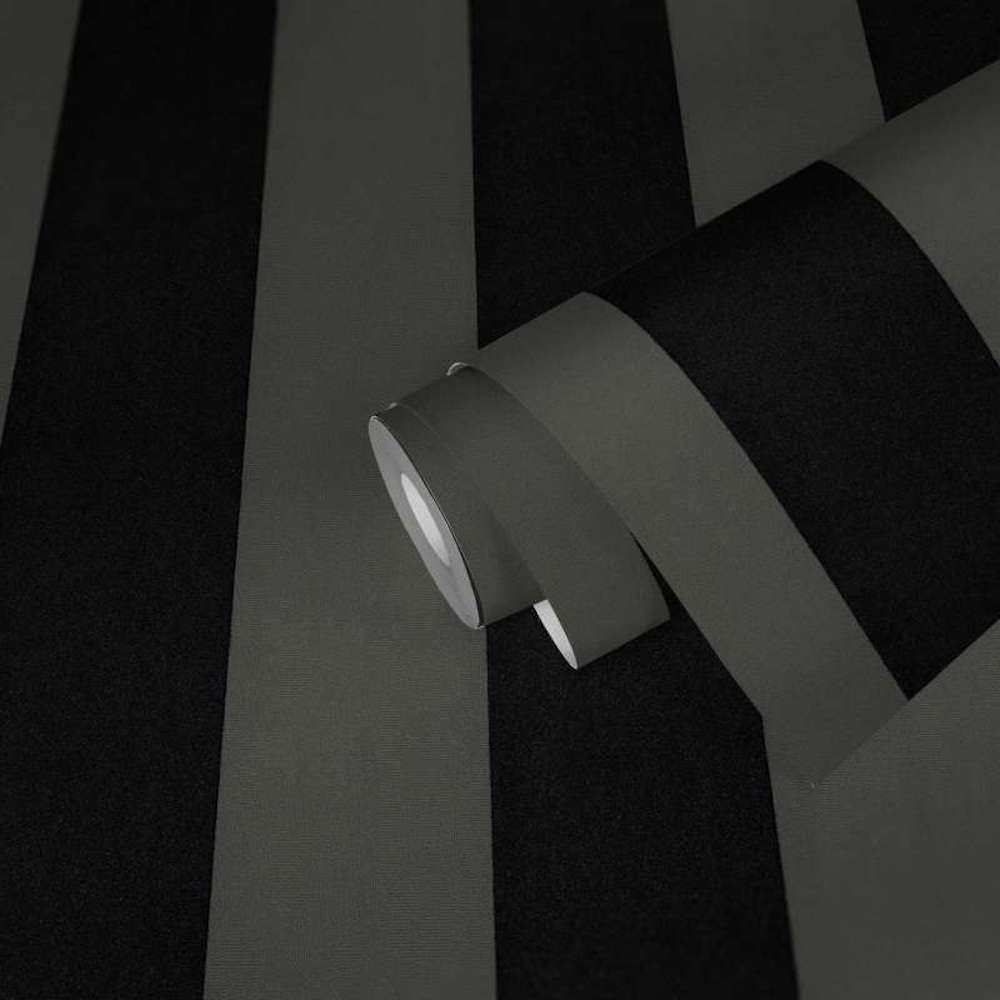 Castello -  Flock Baroque Stripe textile wallpaper AS Creation    