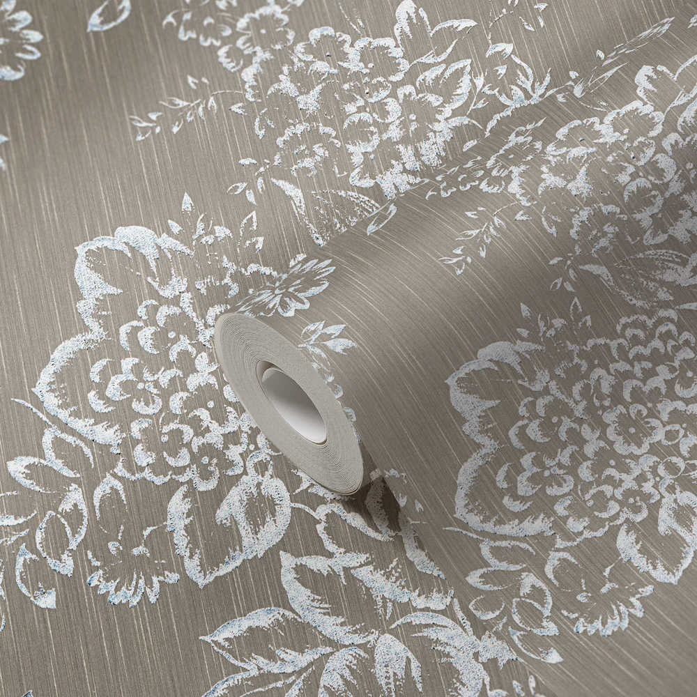 Metallic Silk textile wallpaper AS Creation    