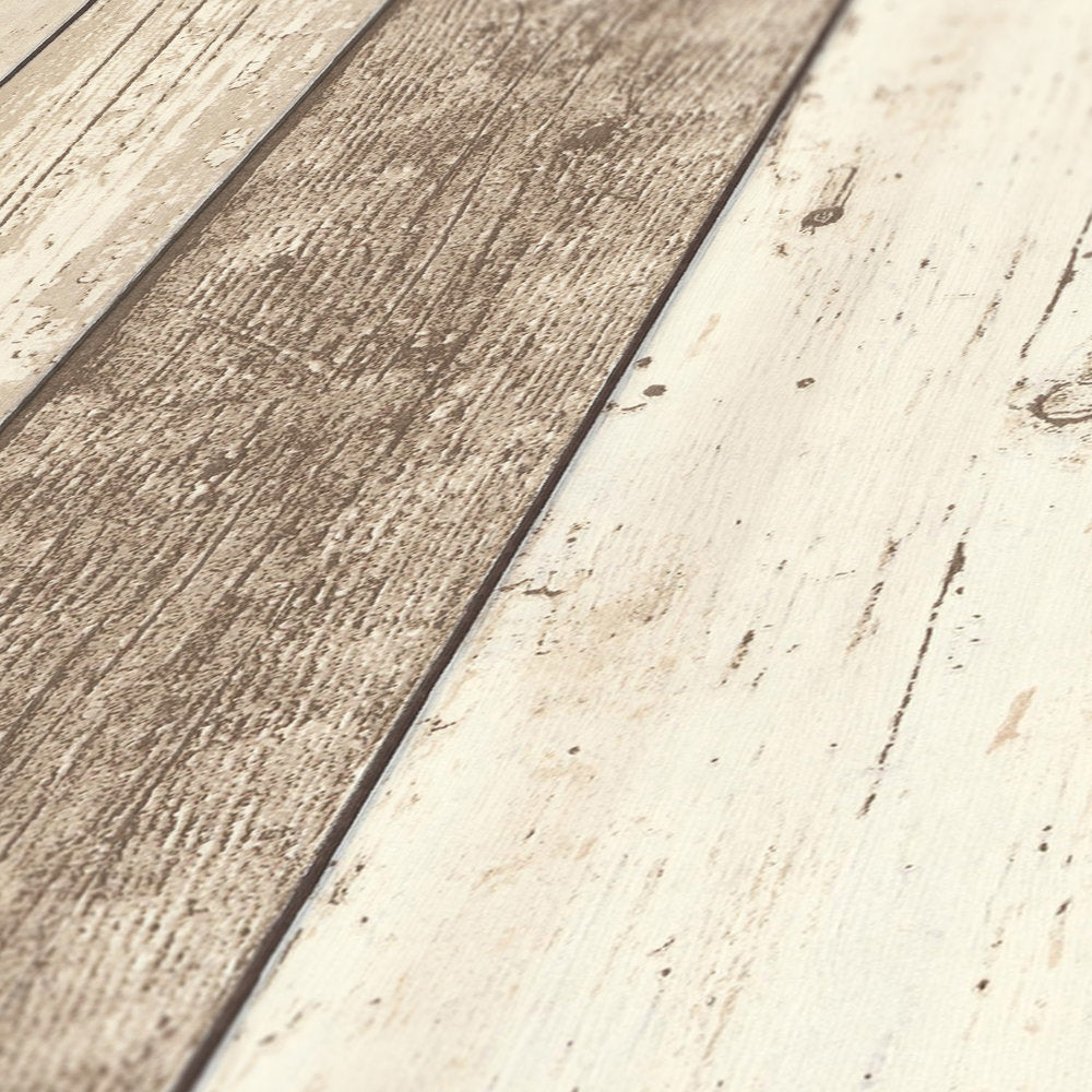 Industrial Elements - Timber Board industrial wallpaper AS Creation    